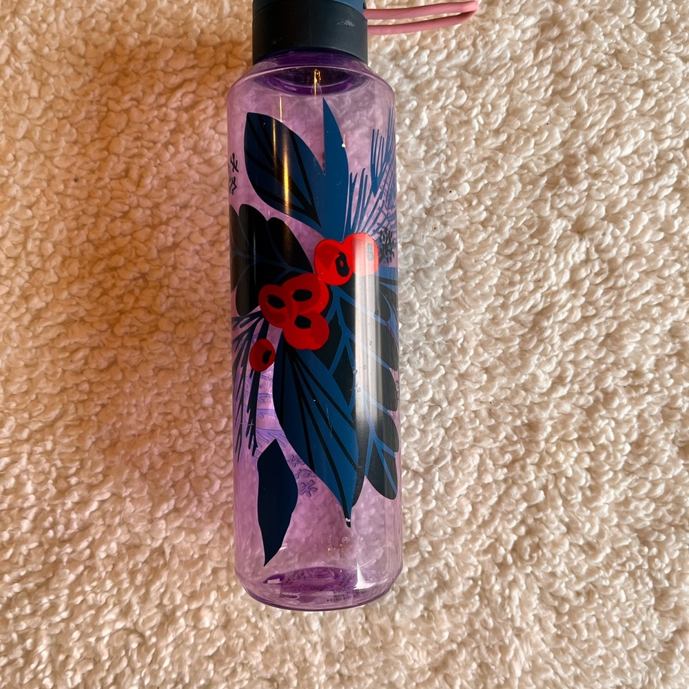 Floral Purple Water Bottle